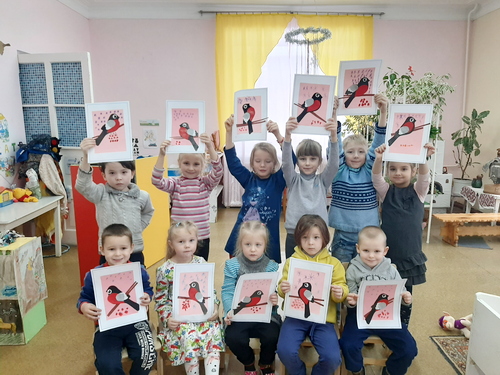 Снегирь-наш друг. Первомайский ДК
