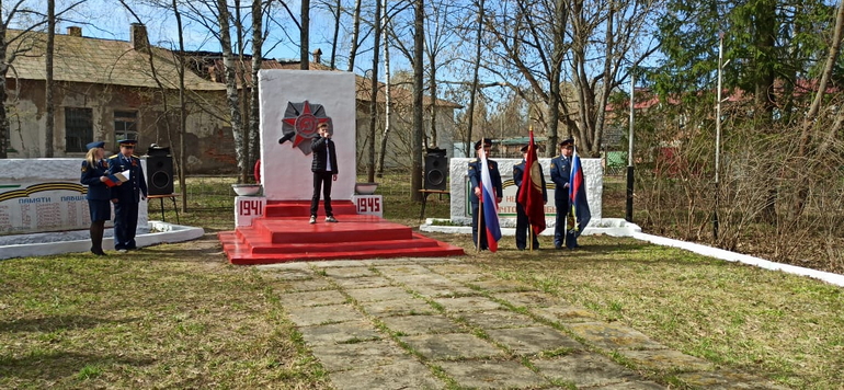 К Дню Победы в с. Октябрьский ДК Наволоки